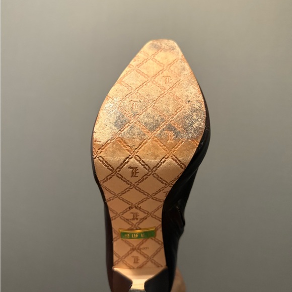 L.A.M.B. Dark Brown Leather Over the Knee Boots size 7.5 - Picture 4 of 9